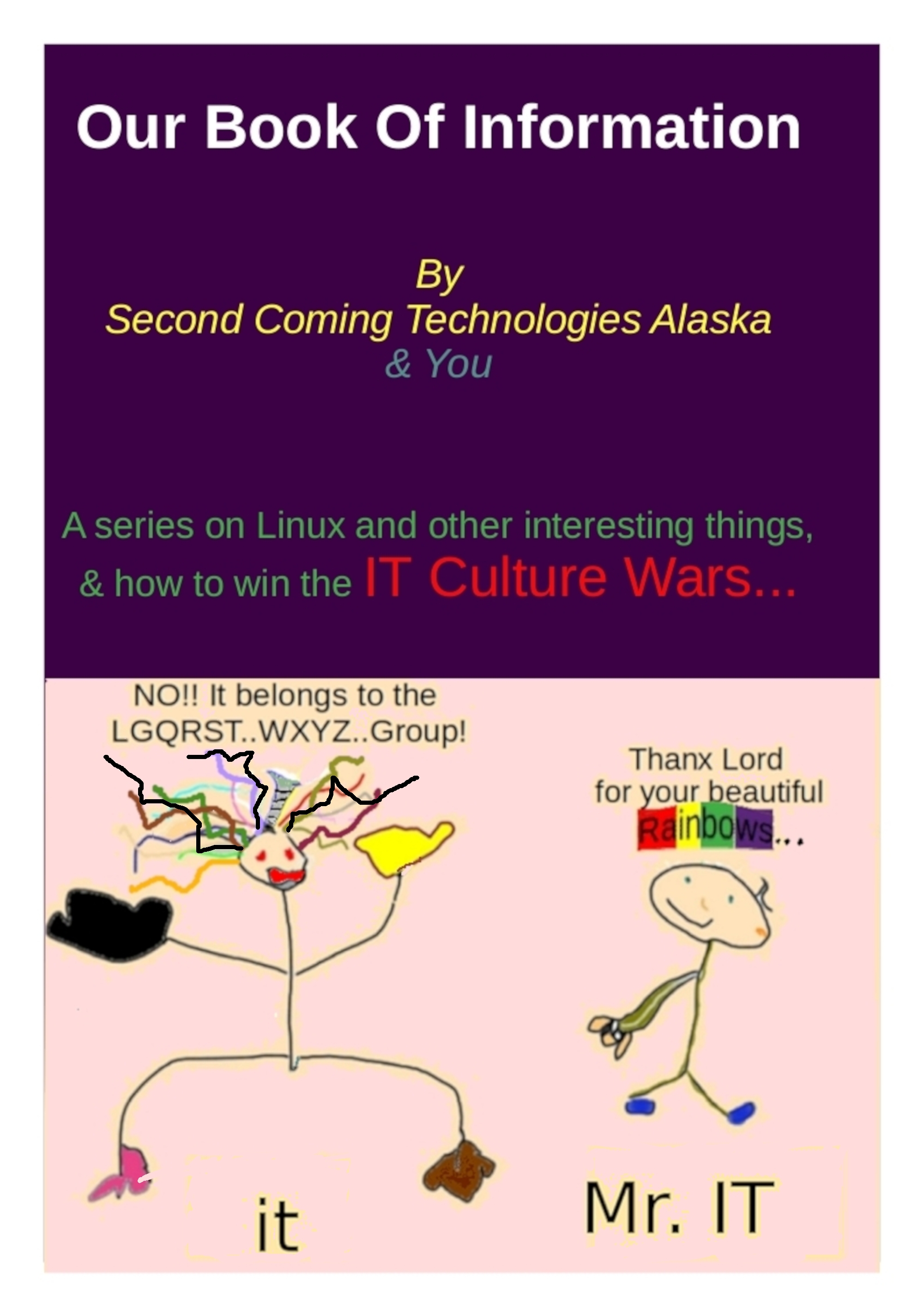 Go here for our IT Book! https://secondcomingtechnologies.com/books-and-books-site.html